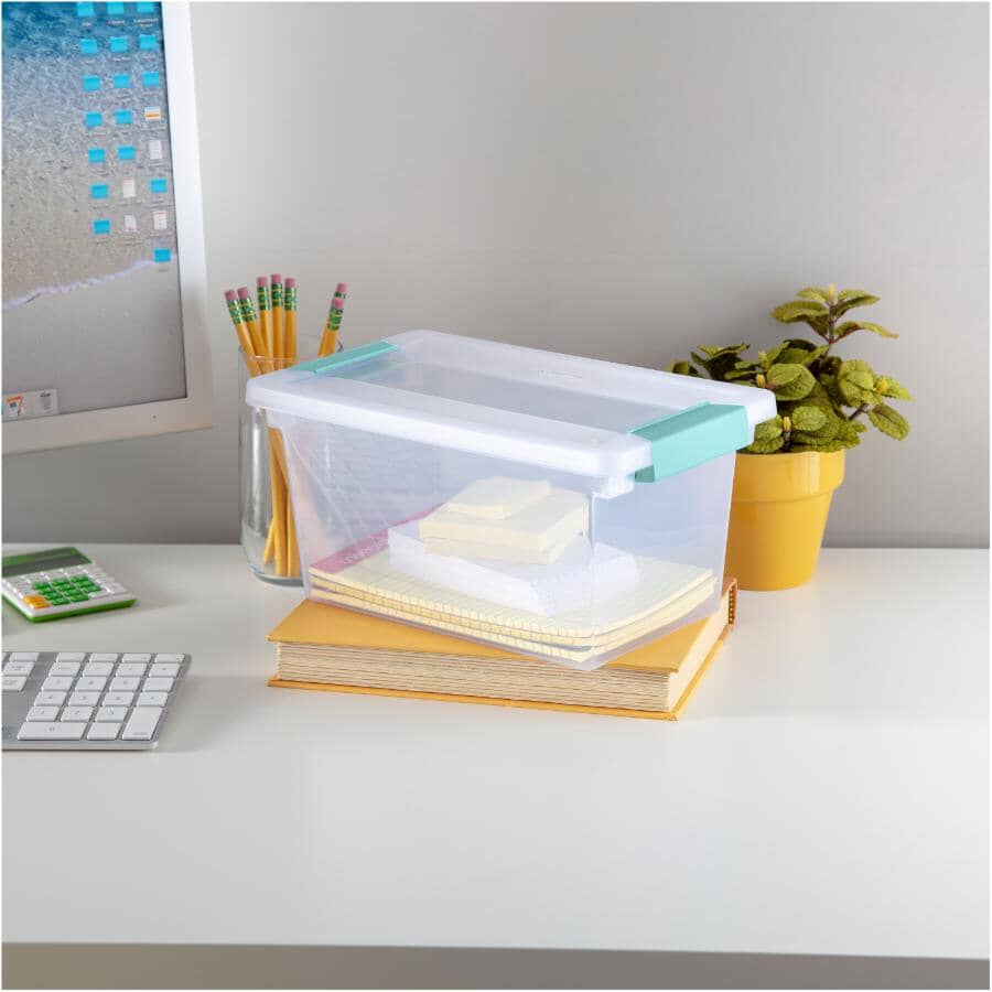 11" x 6.5" x 5.4" Clip Clear Storage Box