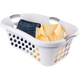 Bushel Ultra(TM) Hip-Hold Laundry Basket - White, 44 L