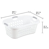 Bushel Ultra(TM) Hip-Hold Laundry Basket - White, 44 L