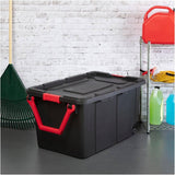 Storage Box - with Wheels & Handle, Black, 151 L