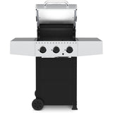 3 Burner Propane BBQ Cart - 30,000 BTU