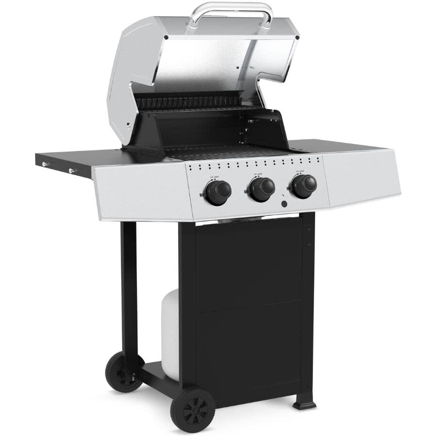 3 Burner Propane BBQ Cart - 30,000 BTU