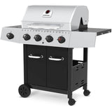 4 Burner Propane BBQ - 42,000 BTU, with Side Burner