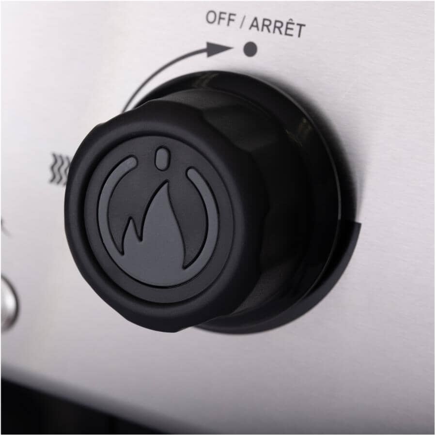 Flame 440 Red Natural Gas BBQ - 4 Burner + Side Burner