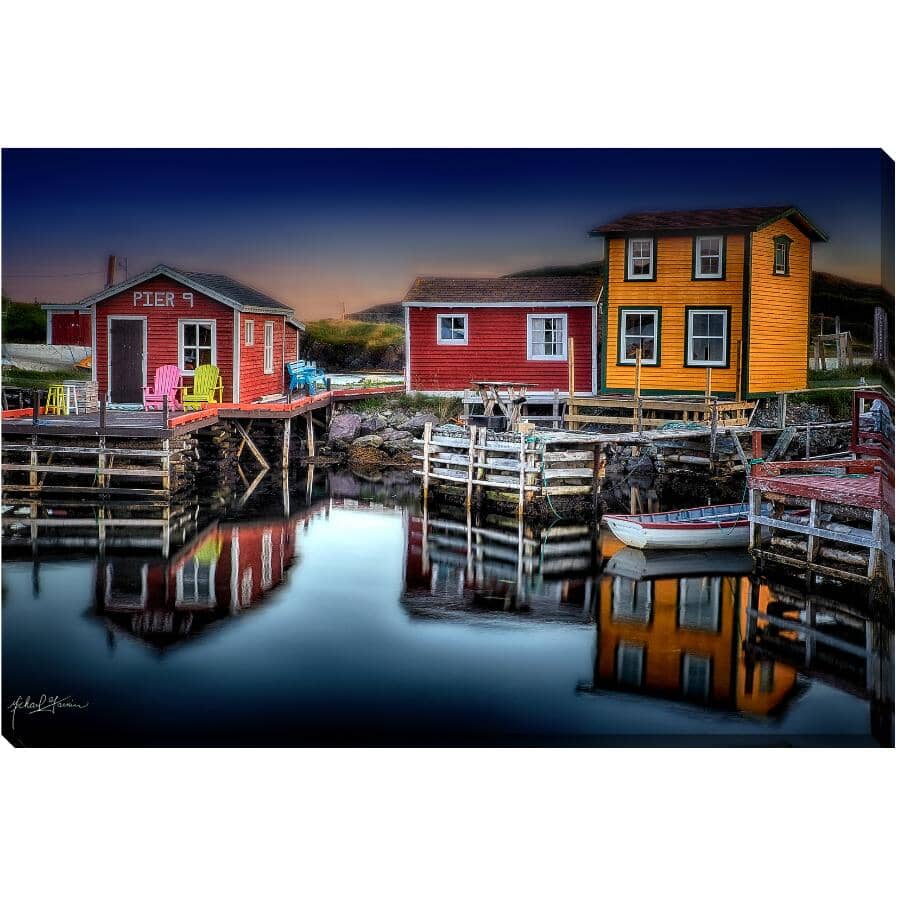 30" x 45" Pier Nine Wall Plaque