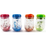 320 ml Stemless Wine Glass - Glitter, 4 Pack
