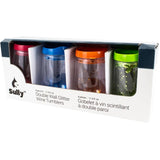 320 ml Stemless Wine Glass - Glitter, 4 Pack