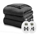 Dark Shadow Heated Electric Blanket - Queen