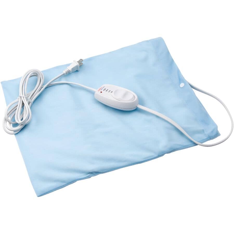 Dry Blue Heating Pad - 3 Heat Settings, 12" x 15"