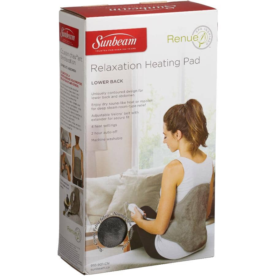 Lower Back 4 Heat Settings Heating Pad