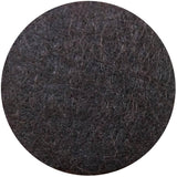 1-1/2" Round Super Sliders Felt Pads with Gorilla Glue Technology, Brown - 24 Pack