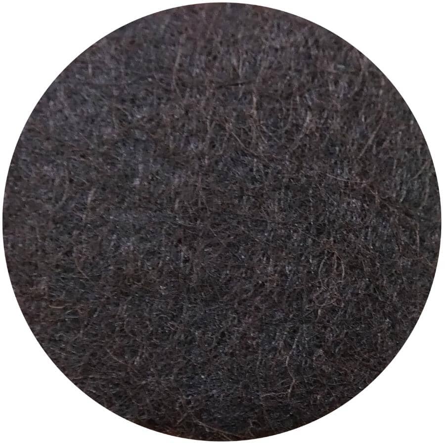 1-1/2" Round Super Sliders Felt Pads with Gorilla Glue Technology, Brown - 16 Pack