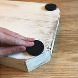 1-1/2" Round Super Sliders Felt Pads with Gorilla Glue Technology, Brown - 24 Pack