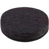 1" Round Super Sliders Felt Pads with Gorilla Glue Technology, Brown - 48 Pack