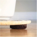 3/4" Round Felt Pads with Gorilla Glue Technology, Brown - 16 Pack