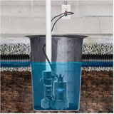 1/3 HP Submersible Cast Iron Sump Pump - with Vertical Float Switch