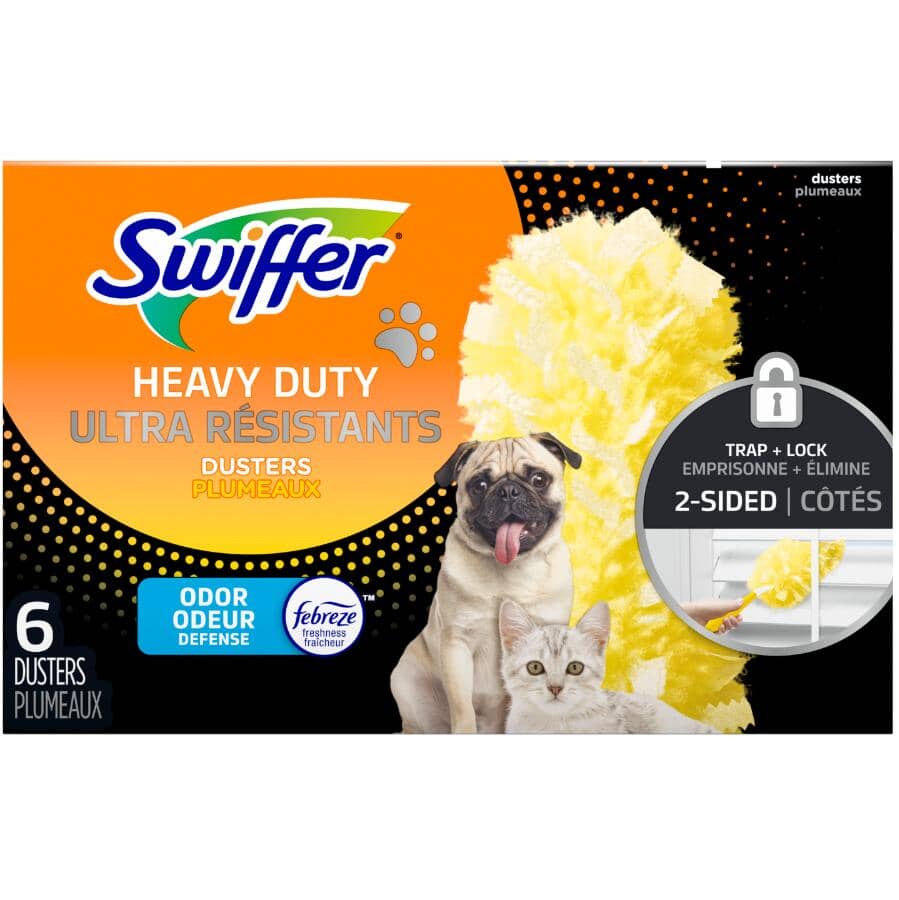 Heavy Duty Pet Duster Refills with Febreze - 6 Pack