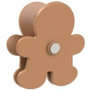 Magnetic Bag Clips - Gingerbread, 3 Pack