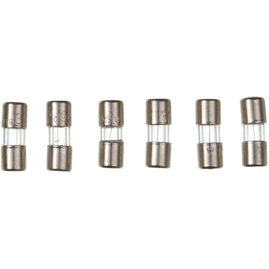 Fuses for Mini Light Sets - 3 Amp, 125V, 6 Pack