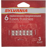 Fuses for Mini Light Sets - 3 Amp, 125V, 6 Pack