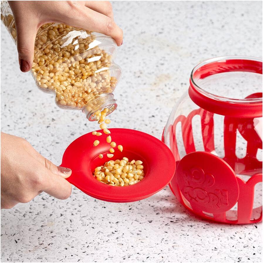 Glass Microwave Popcorn Popper - 1.5 Qt