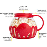 Glass Microwave Popcorn Popper - 1.5 Qt