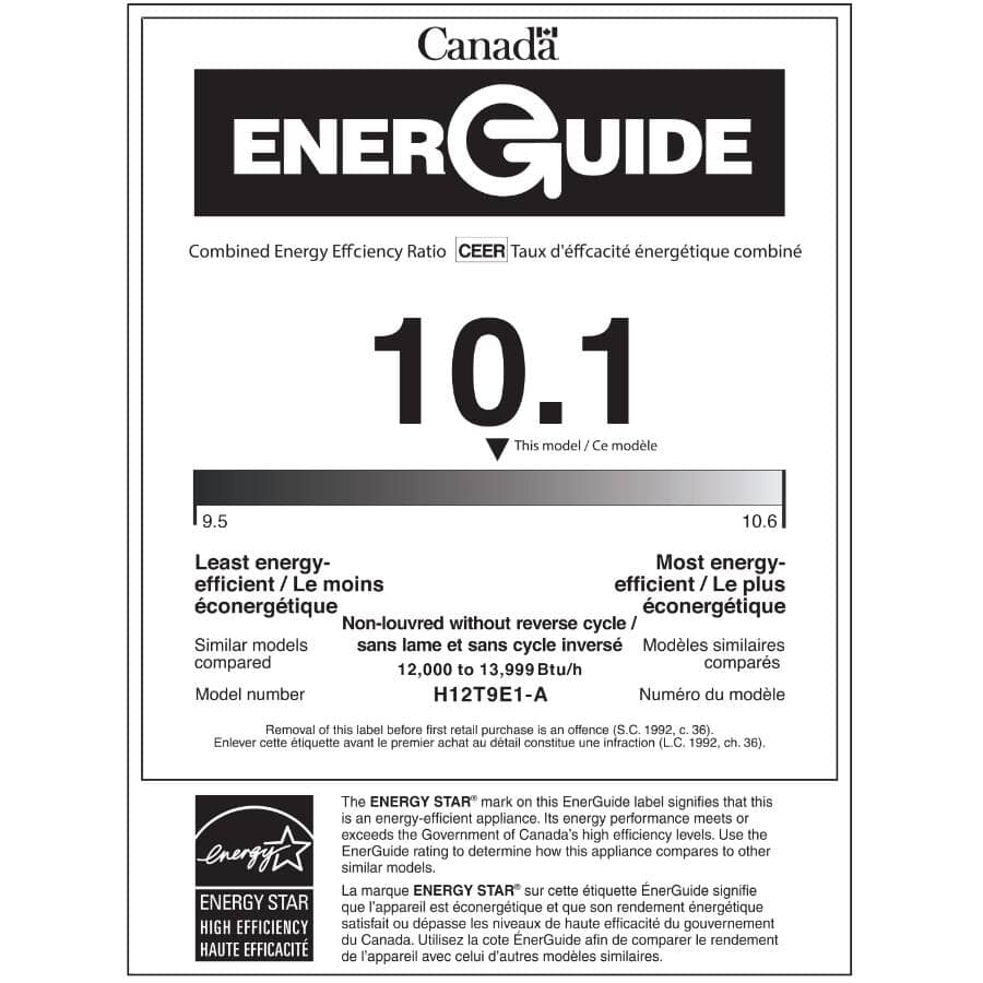 12,000 BTU Through-The-Wall Air Conditioner with Remote