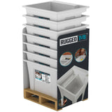 22" x 24" Nova 24 Utility Laundry Tub - with Adjustable Legs + Single Handle Faucet