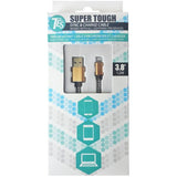 3.8' / 1.2 m Super Tough Sync & Charge Lightning Cable - for iPhone, iPod & iPad