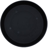 10" Classic Prima Resin Planter Saucer - Black