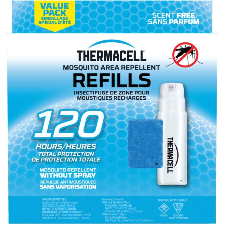 Original Mosquito Repellent Refills - 10 Cartridges & 30 Mats