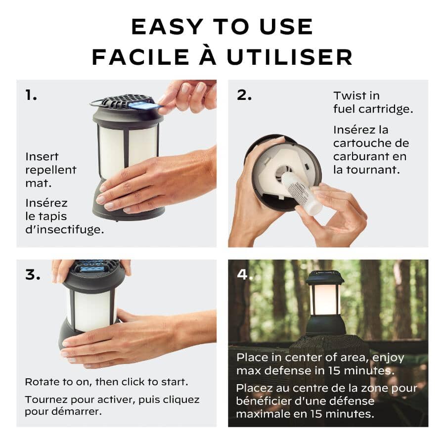 Patio Shield Mosquito Repeller Lantern