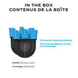 Rechargeable Mosquito Repeller Refills - 2 Pack, 36 Hours