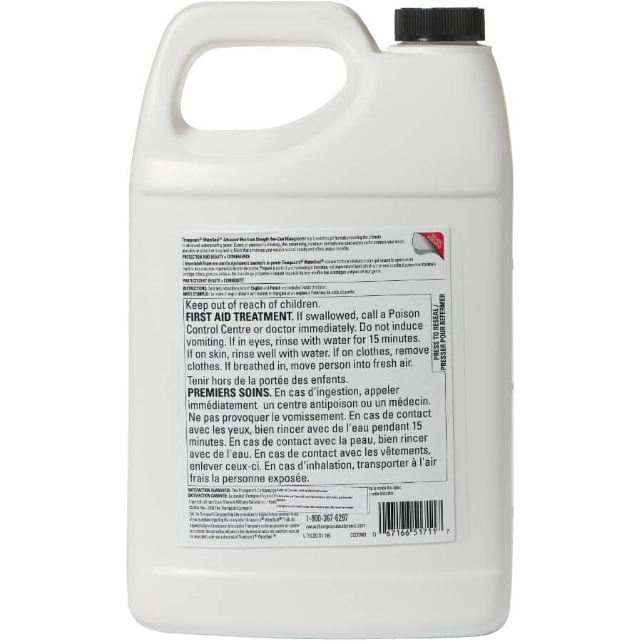 Advanced Premium Waterproofer Sealant - Natural Wood, 3.78 L