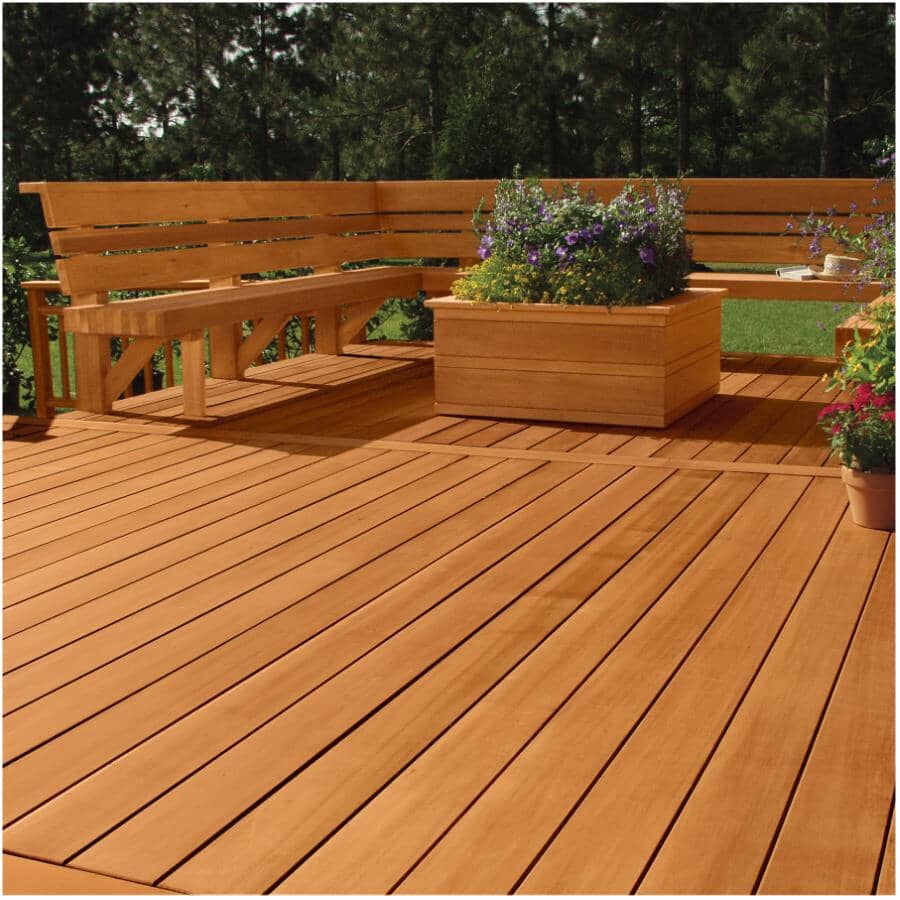 Waterproofing Semi-Transparent Wood Stain - Natural Cedar, 3.78 L