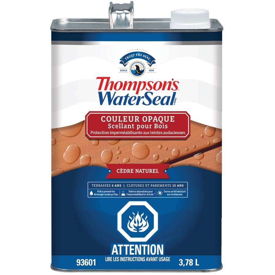 Waterproofing Solid Wood Stain - Natural Cedar, 3.78 L