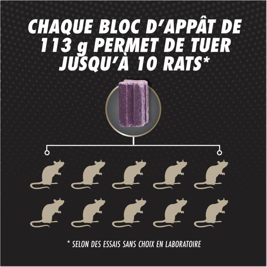 Advanced Formula Disposable Rat Killer Bait Station - 113 g