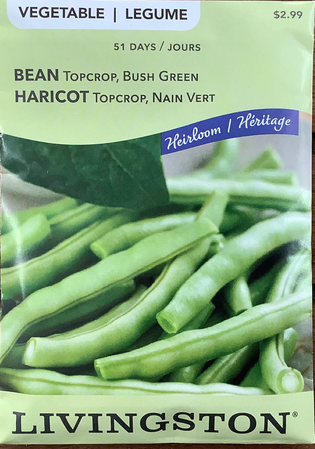 Topcrop Bush Green Bean Seeds