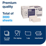Premium Soft Multi Fold Paper Towels - 250 Sheets, 12 Pack