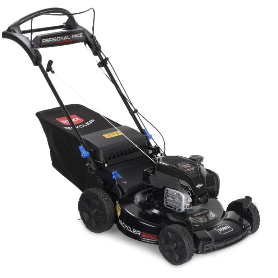 163cc Recycler Max Gas Lawn Mower - with Personal Pace & SmartStow, 22"