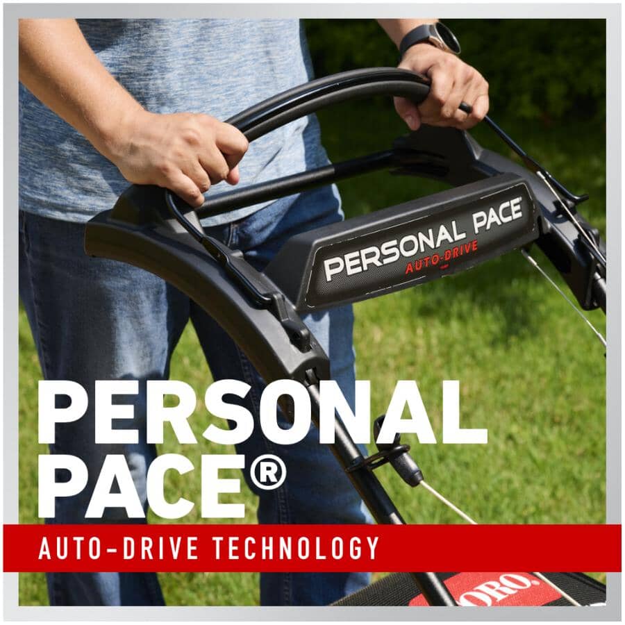 163cc Recycler Max Gas Lawn Mower - with Personal Pace & SmartStow, 22"