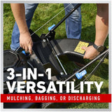 163cc Recycler Max Gas Lawn Mower - with Personal Pace & SmartStow, 22"