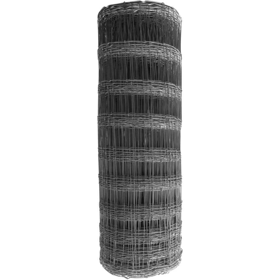 14.5 Gauge Galvanized Hinge Knot Farm Field Wire Fence - 6" x 6" x 47" x 330'