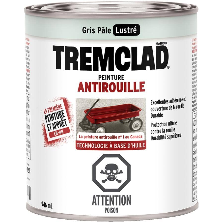 Rust Paint - Gloss Light Grey, 946 ml