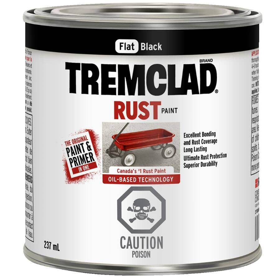 Rust Paint - Flat Black, 237 ml