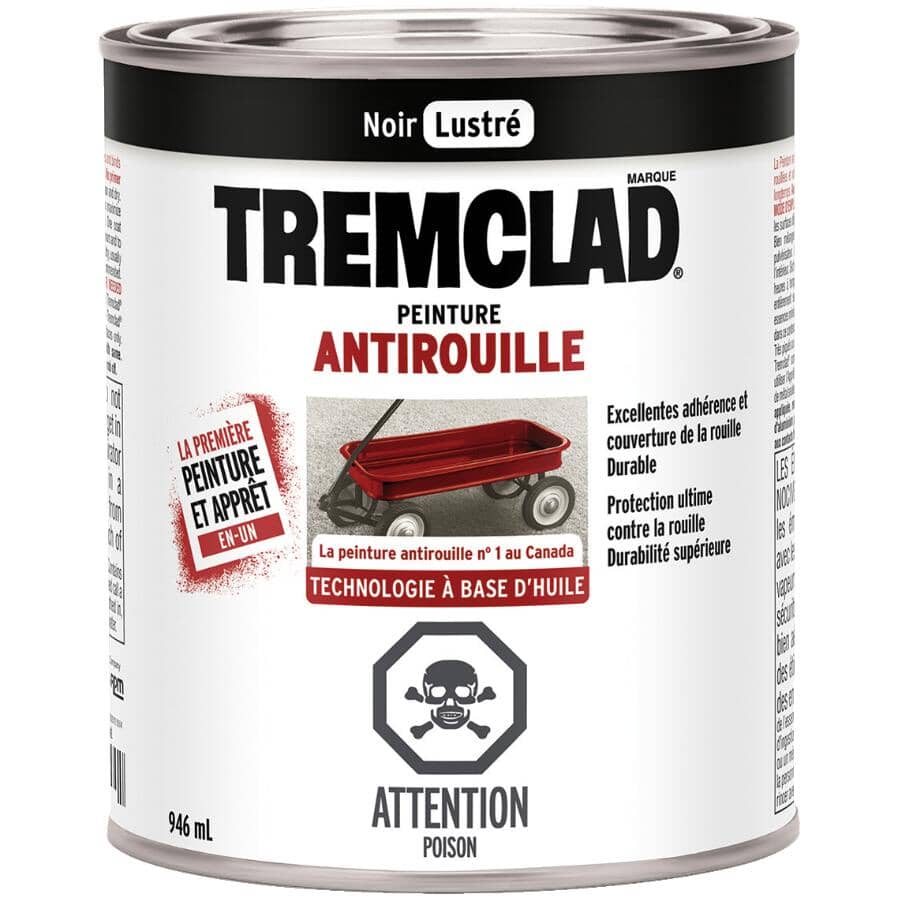 Rust Paint - Gloss Black, 946 ml