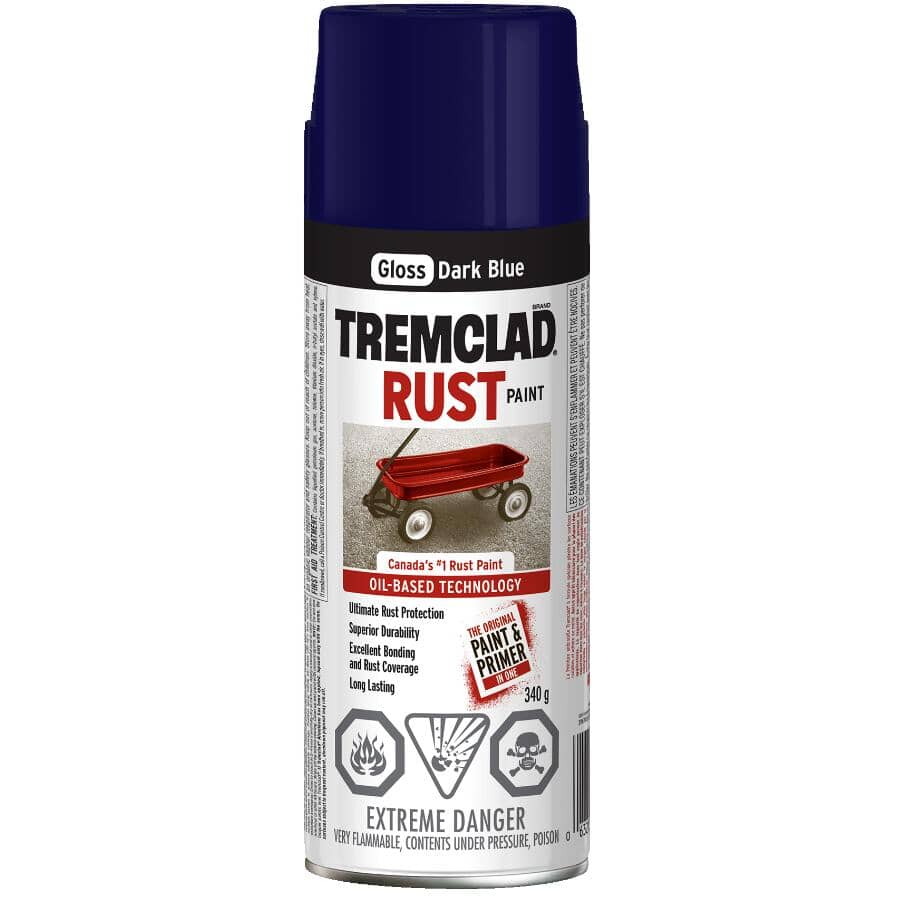 Rust Spray Paint - Gloss Dark Blue, 340 g