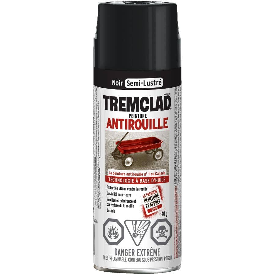 Rust Spray Paint - Semi-Gloss Black, 340 g