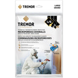 Microporous Coveralls with Non-Slip Boot Covers - Large