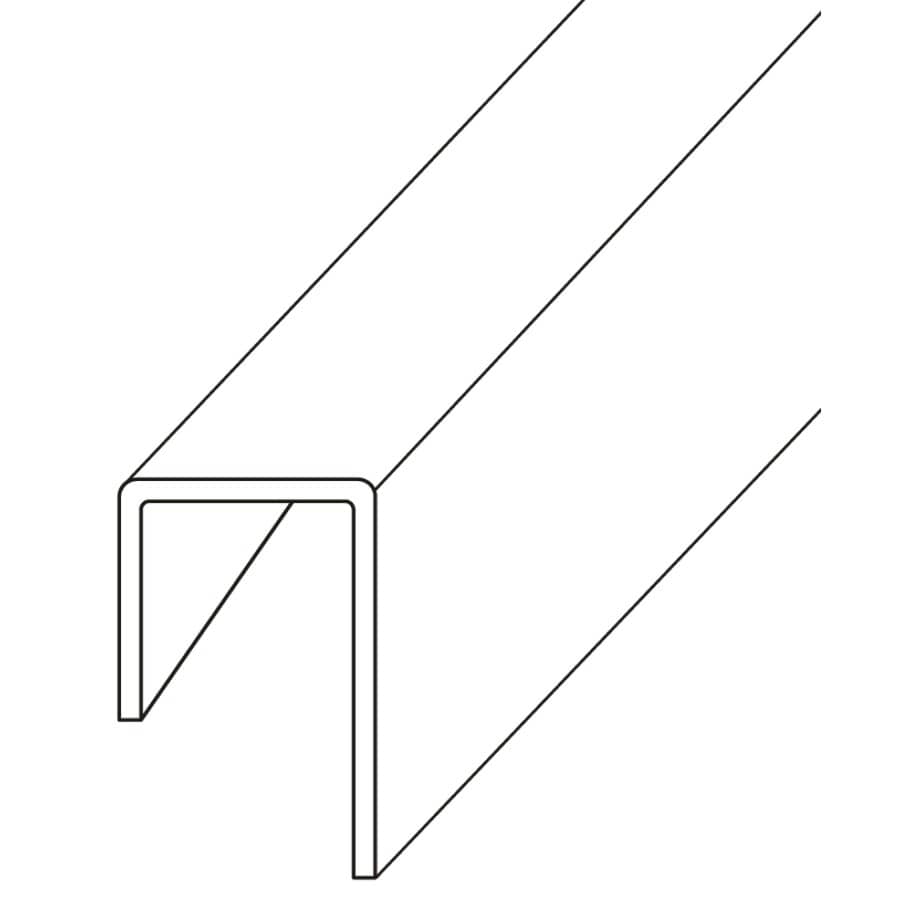 1/2" x 7/8" x 10' Vinyl J-Bead